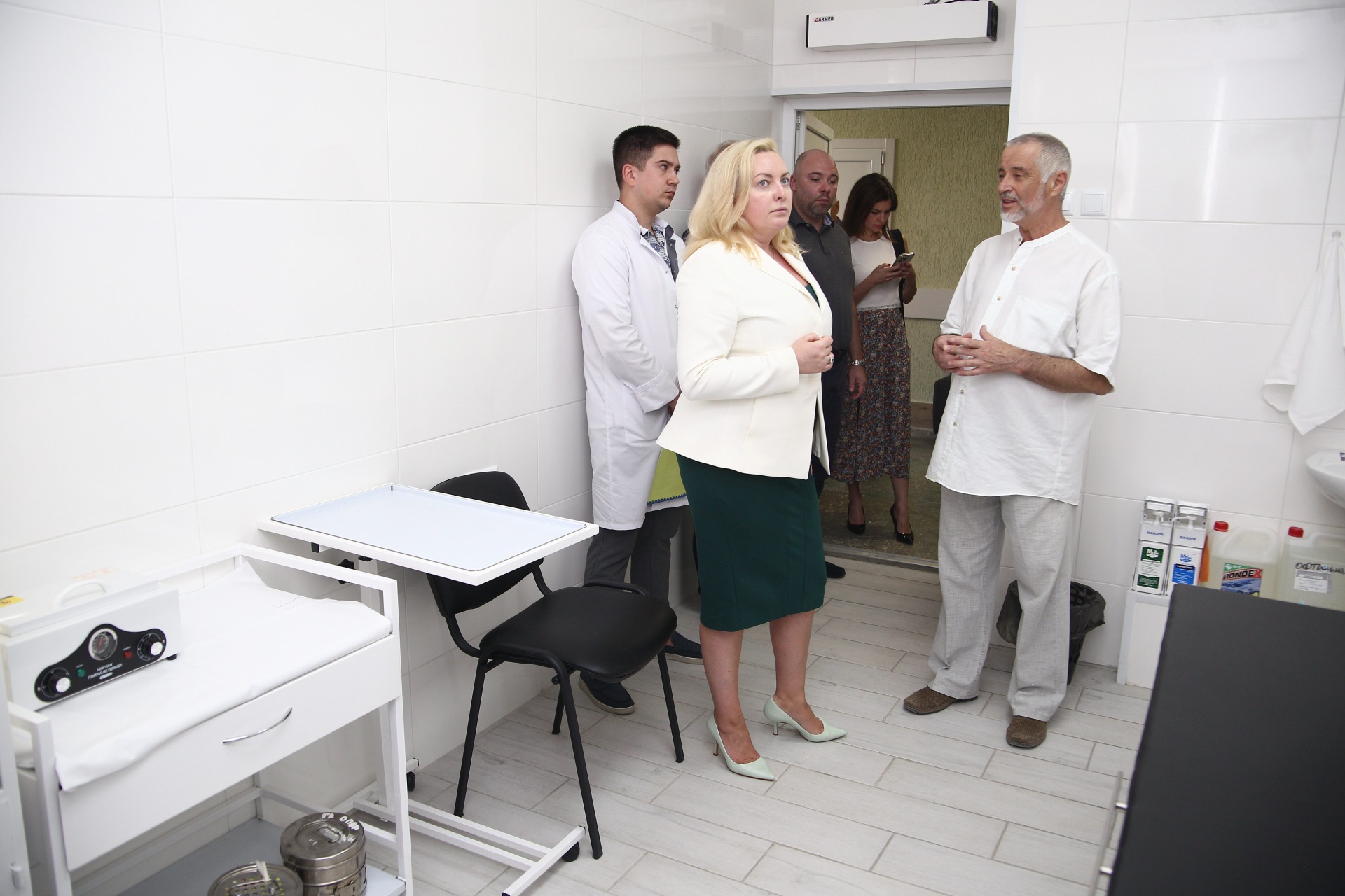 Тетяна Єгорова-Луценко на Лозівщині ознайомилась з роботою реконструйованого офтальмологічного відділення