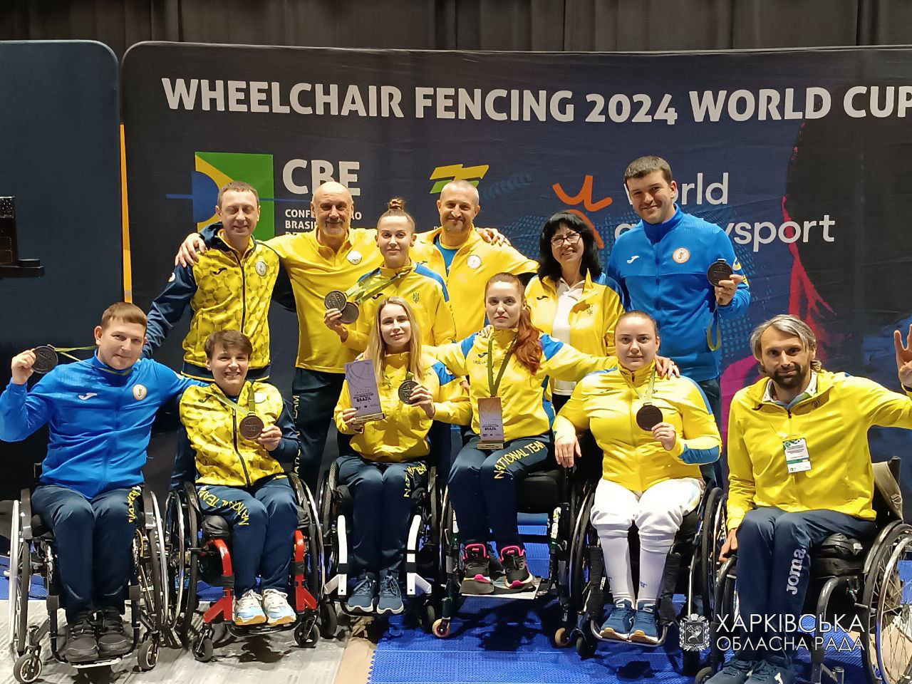 Харківські спортсмени зайняли призові місця на Кубку світу з фехтування на візках
