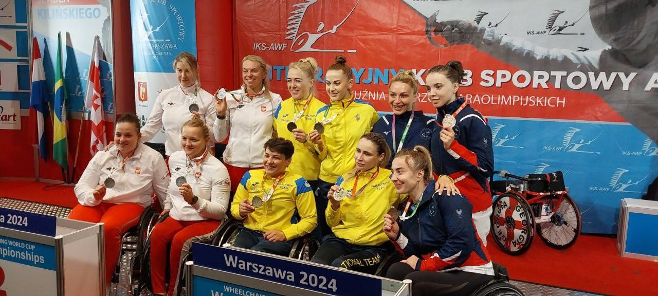 Харківські спортсмени вибороли призові місця на Кубку світу з фехтування на візках