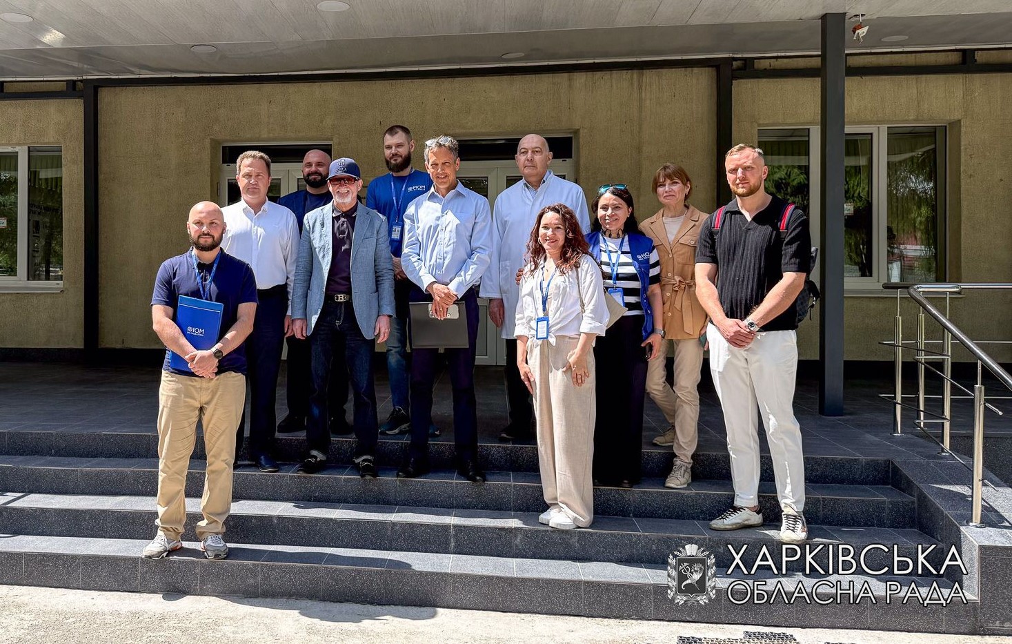 Міжнародні партнери ознайомилися з реалізацією проєкту з відновлення Обласної дитячої клінічної лікарні за підтримки Міжнародної організації з міграції (IOM Ukraine)