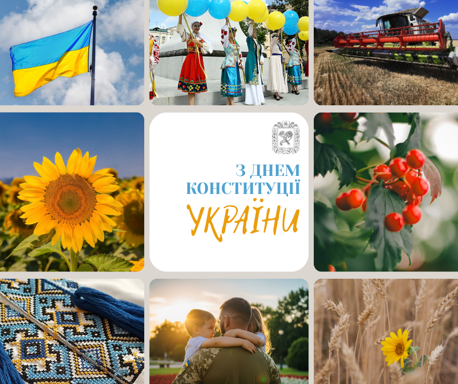 Вітаємо з Днем Конституції України!