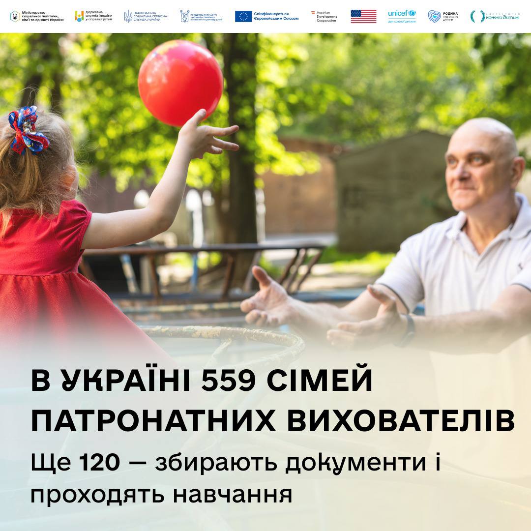 Громади залучили більше запланованої кількості сімей патронатних вихователів