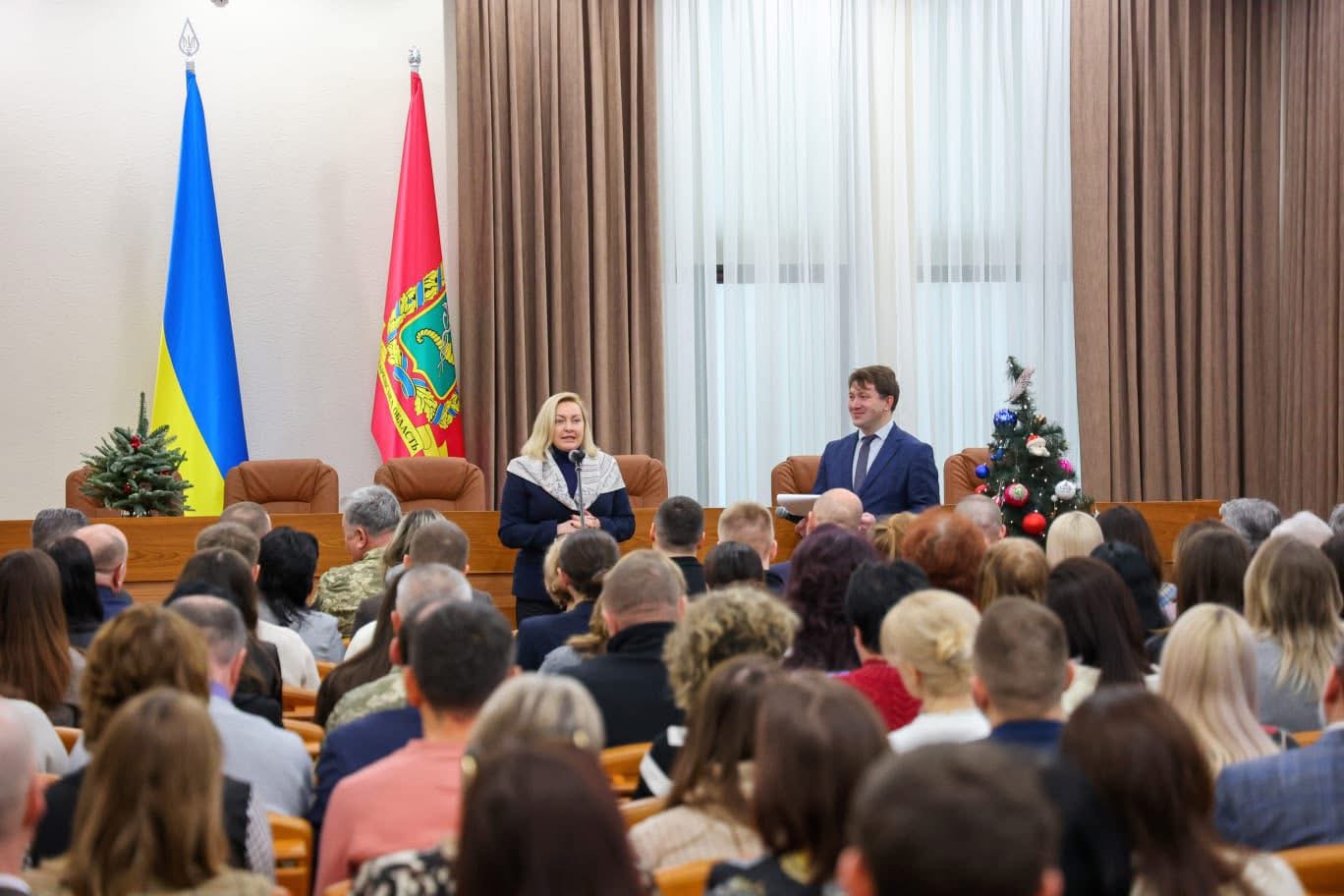 Тетяна Єгорова-Луценко провела різдвяний прийом голови обласної ради