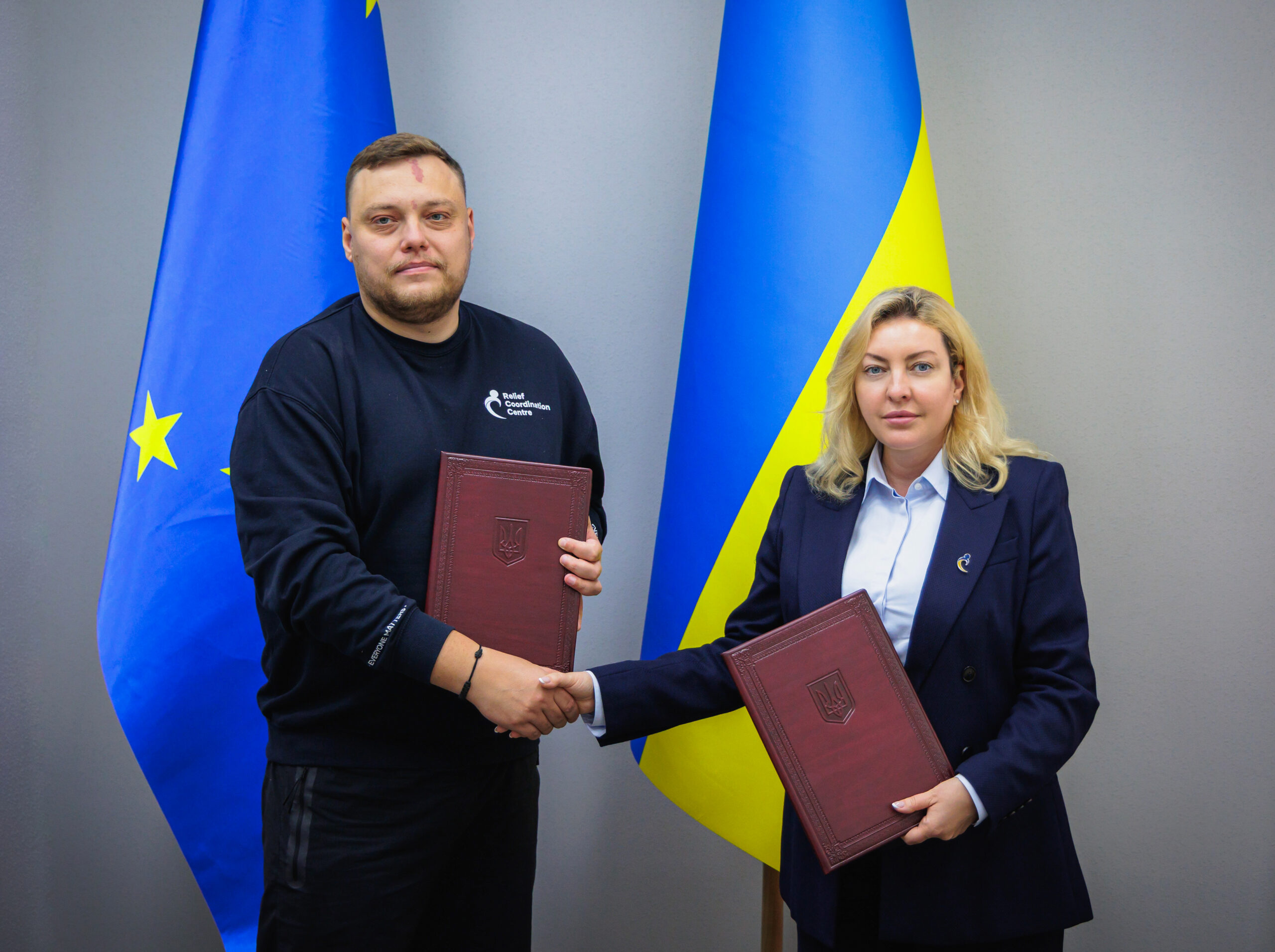 Тетяна Єгорова-Луценко підписала Меморандум про співпрацю обласної ради з Координаційним гуманітарним центром